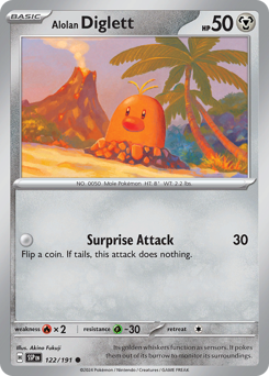 Alolan Diglett (122/191) Near Mint