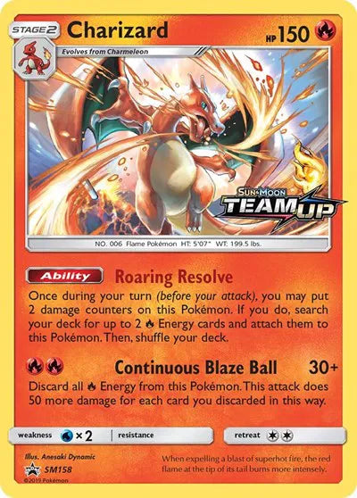 Charizard (Prelanzamiento) (SM158) Near Mint ESPAÑOL