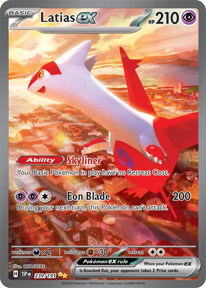 Latias ex (239/191) Near Mint