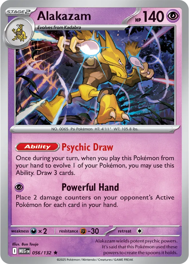 Alakazam (056/132) Near Mint