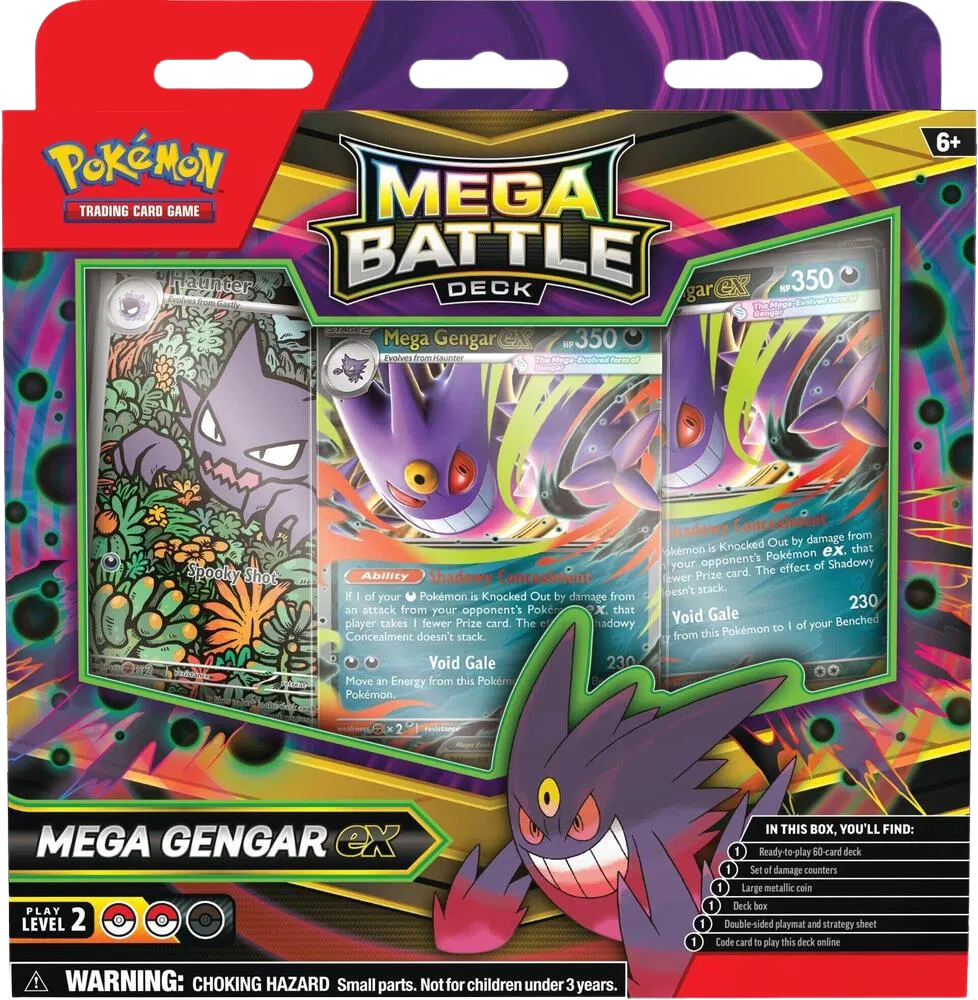 Mega Battle Deck (Mega Gengar ex) Inglés