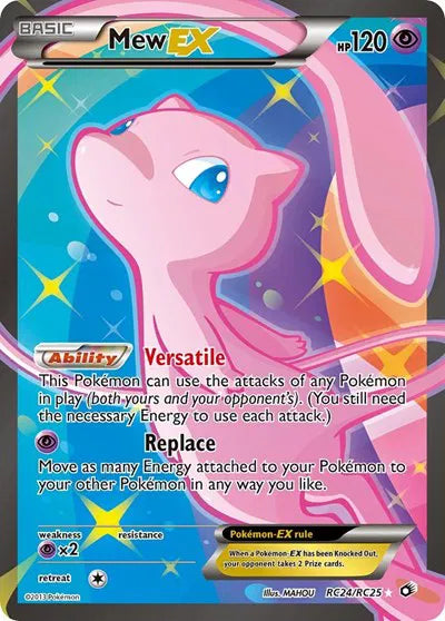 Mew EX (Full Art) (RC24) Lightly Played