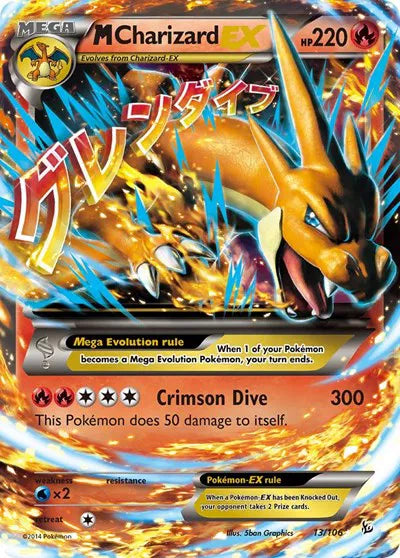 M Charizard EX (Y) (13) Near Mint